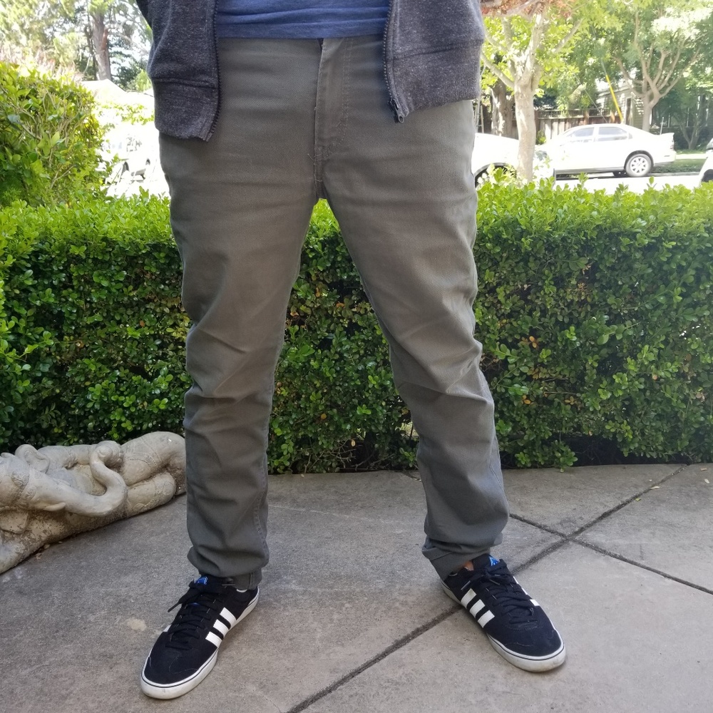 Levis x UO 510 Skinny Fit Olive Denim Jeans